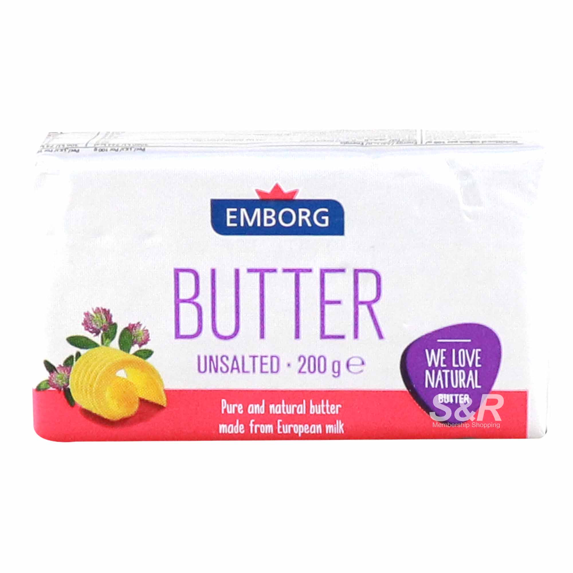 Butter Unsalted 200g